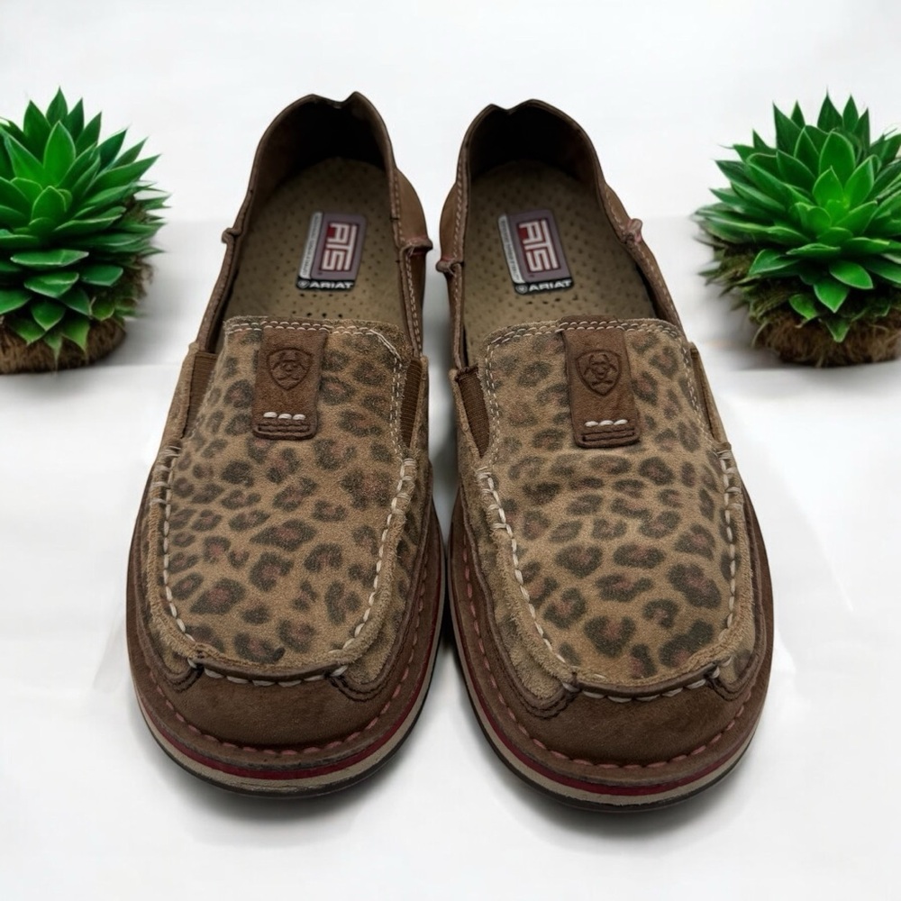 Ariat Women's Brown Leopard Flats